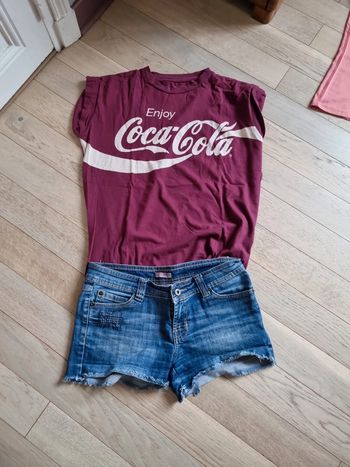 Lot short et tee shirt  38/ 40
