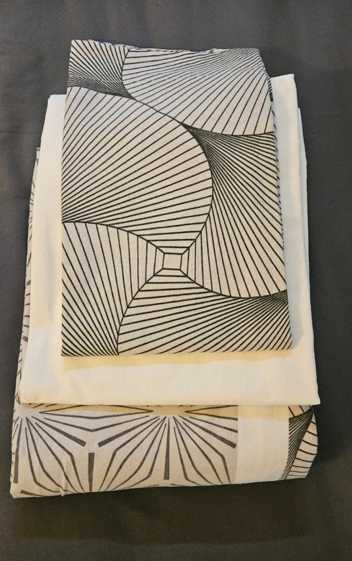 Parure de lit simple, 3 pièces