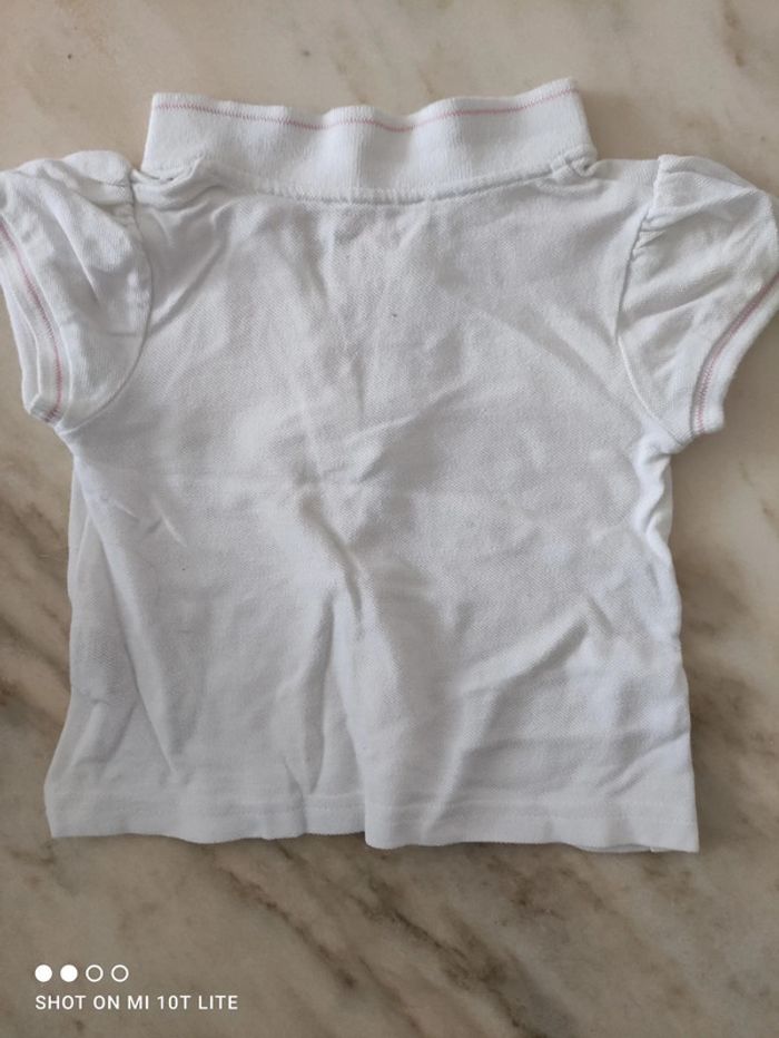 Tee-shirt blanc et rose grain de blé - photo numéro 2