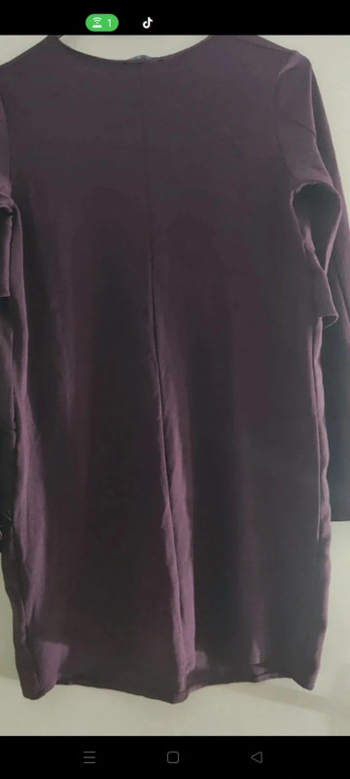 Robe Élégante Zara Prune - photo numéro 11
