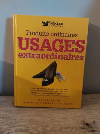 Livre produits ordinaires usages extraordinaires