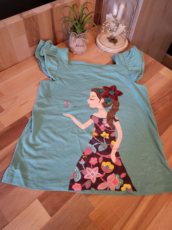 Debardeur vert d eau