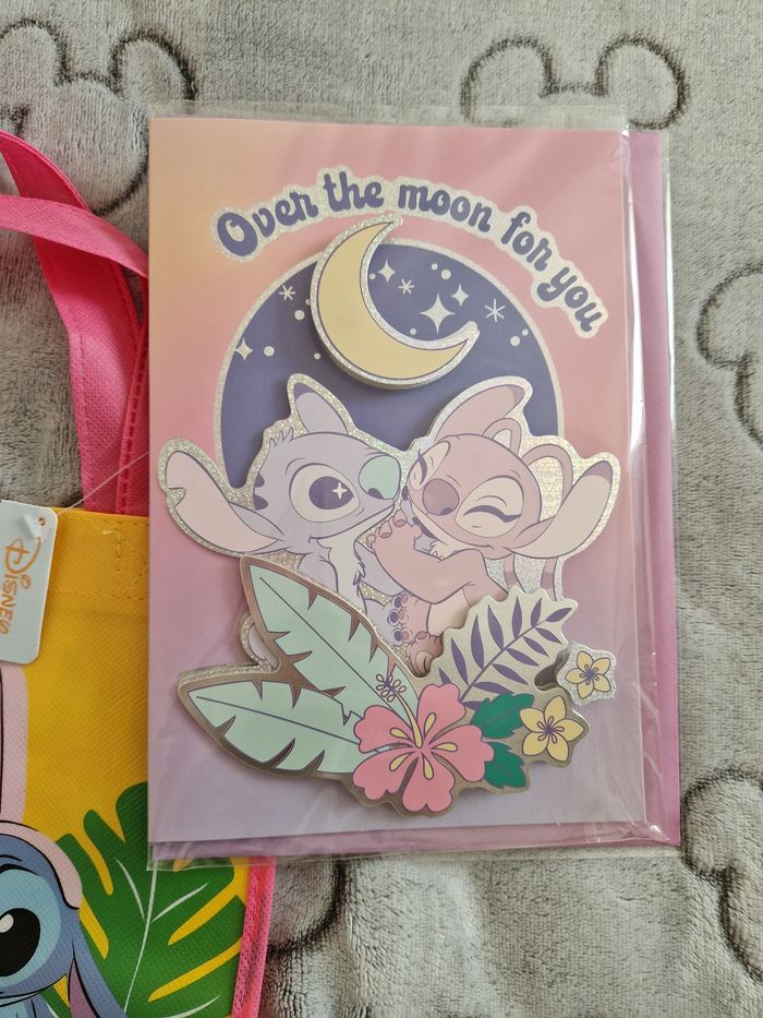 Lot sac et cartes stitch - photo numéro 2