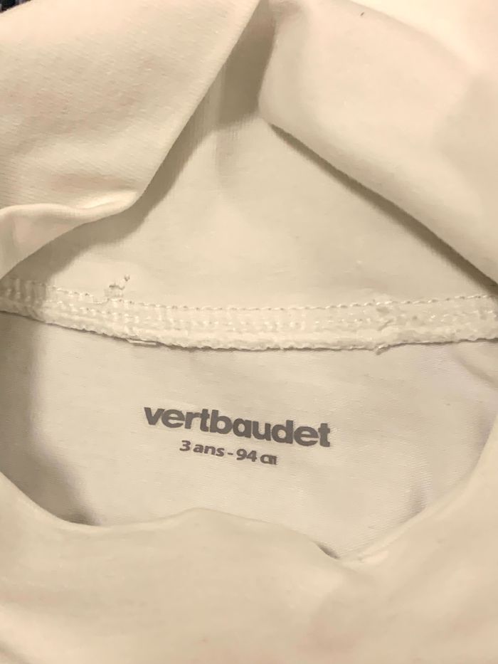 Sous pull col roulé 3 ans Vertbaudet manches longues - photo numéro 3