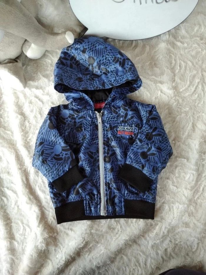 Veste blouson imperméable avec capuche Garçon 6 mois Tissaia - photo numéro 2