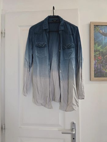 Chemise dégradé bleu