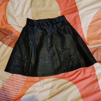 Jupe 10 ans simili cuir zeeman