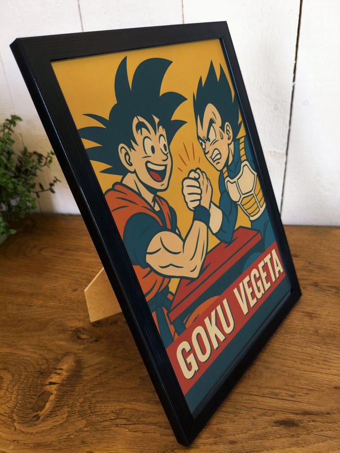 Affiche A4 manga rétro – déco chambre ado / gamer - photo numéro 2
