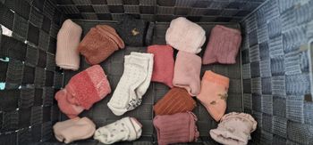 Lot chaussettes 15 16 rose