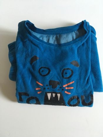 Pyjama Hiver deux pièces SATISFAISANT pour garçon taille 7/8 ans couleur bleu