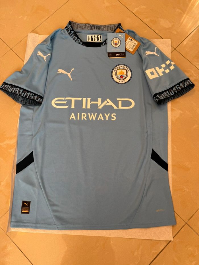 Maillot de foot Puma équipe Manchester City 2024 / 2025taille 15/16 ans authentique neuf - photo numéro 2