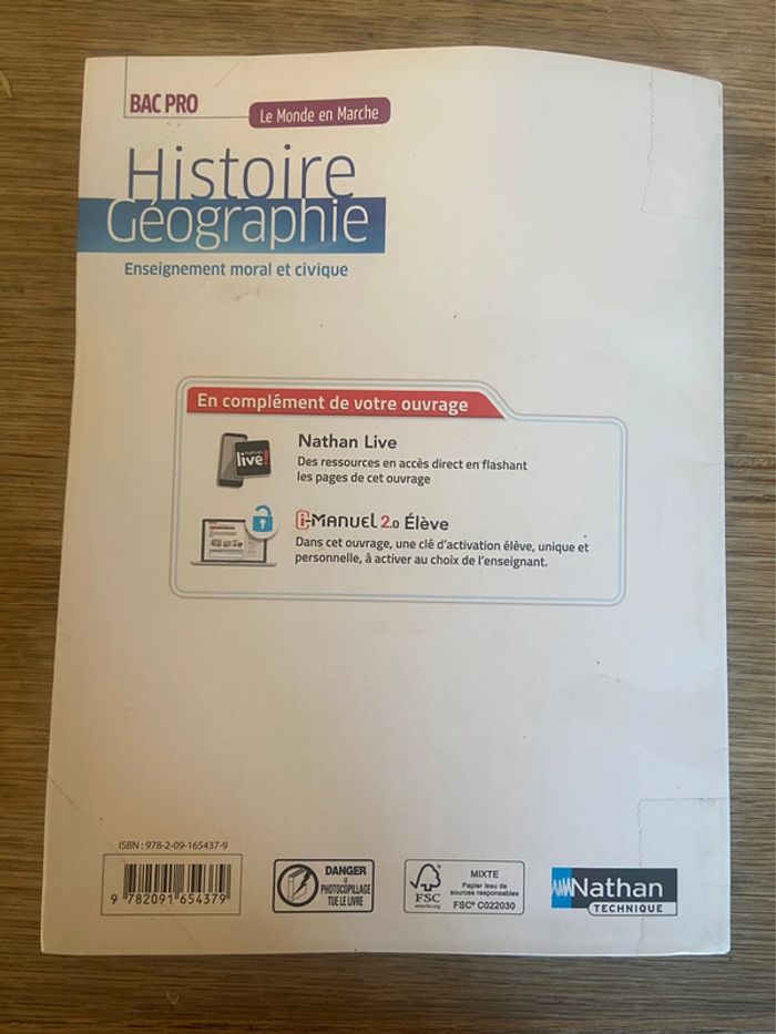 Livre histoire géographie - photo numéro 2