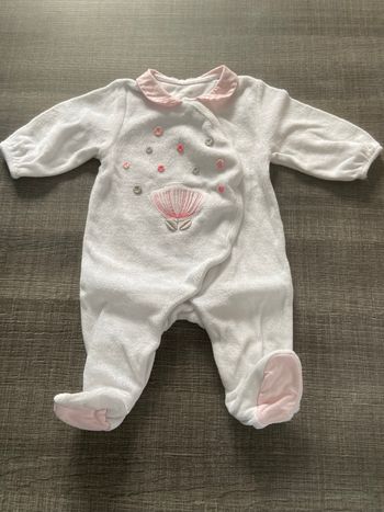 Pyjama velours 1 mois
