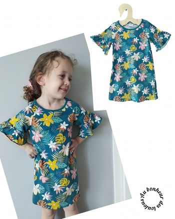 10 ans robe tape a l'oeil