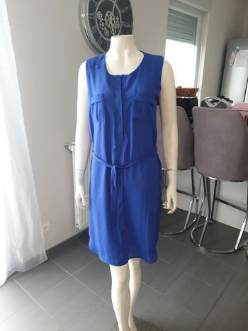 Robe été bleu électrique