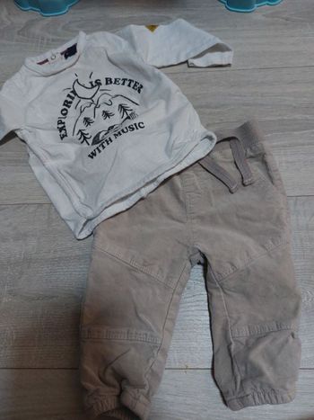 Ensemble pull fin/pantalon