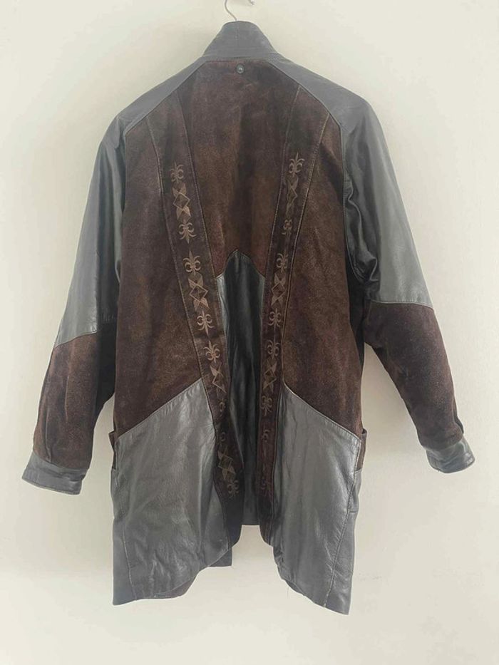 Blouson / Manteau en cuir mixte - photo numéro 3
