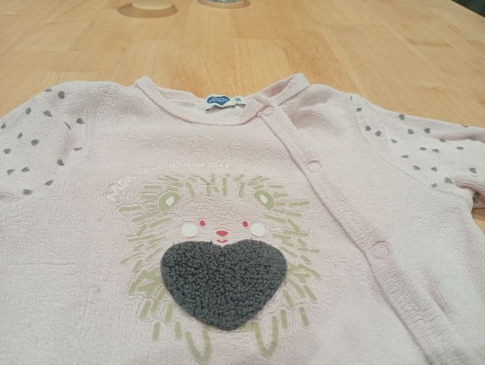 Pyjama Hiver Mots D'Enfants Fille 9 Mois - photo numéro 2