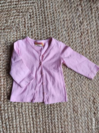 Gilet coton été fille 6 mois