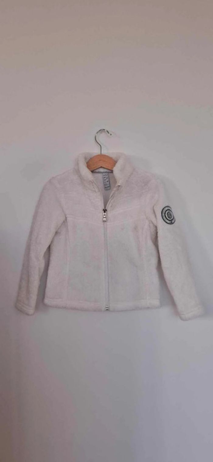 Sous-tenue 2 pièces de ski en polaire blanc – Poivre Blanc – 4 ans – très bon état proche du neuf Valeur magasin 140€❄️ - photo numéro 2