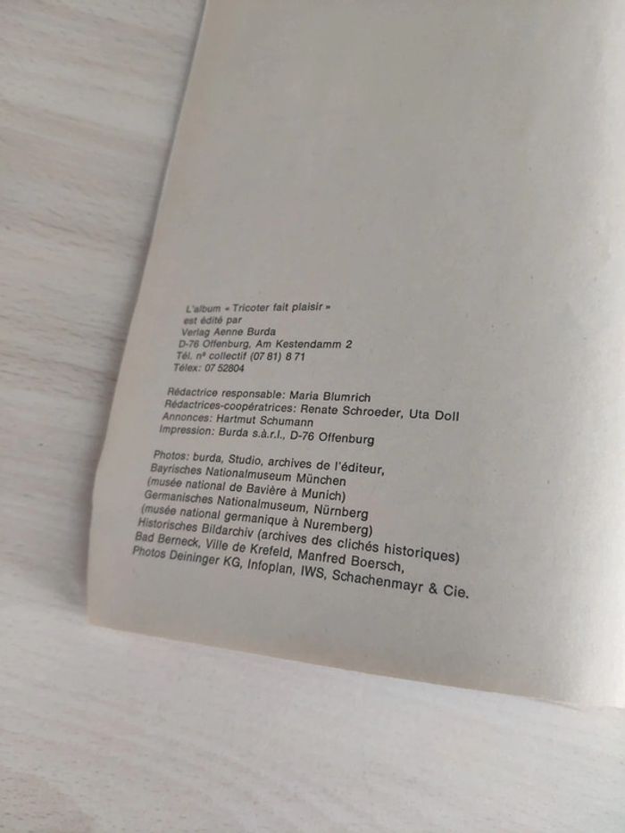 Magazine Burda numéro 94 de 1974 édition française Tricoter fait plaisir - photo numéro 5