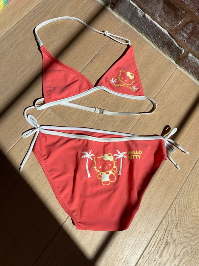 Bikini corail Hello Kitty - 12ans