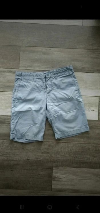 Short bleu turquoise/gris en coton - Celio - taille 36