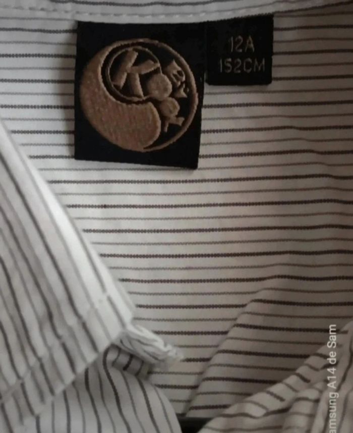 Chemise by kool 12 ans rayée - photo numéro 3