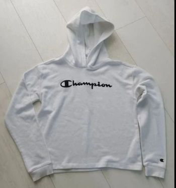 Sweat léger à capuche blanc