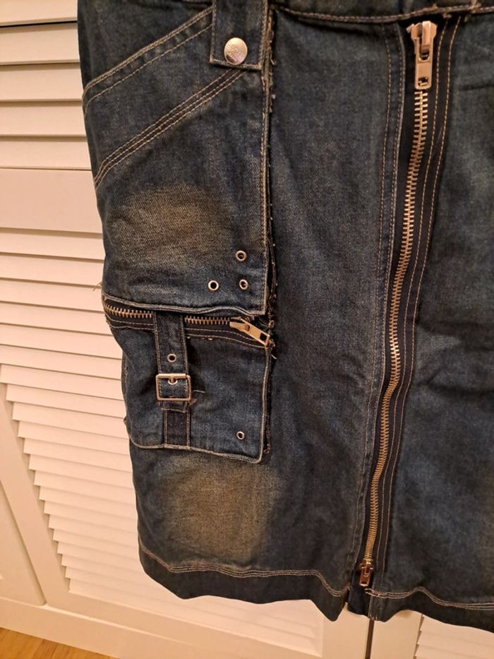 Jupe en jeans taille 42 - photo numéro 3
