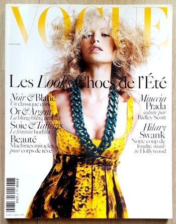 Magazine Vogue n°856 avril 2005