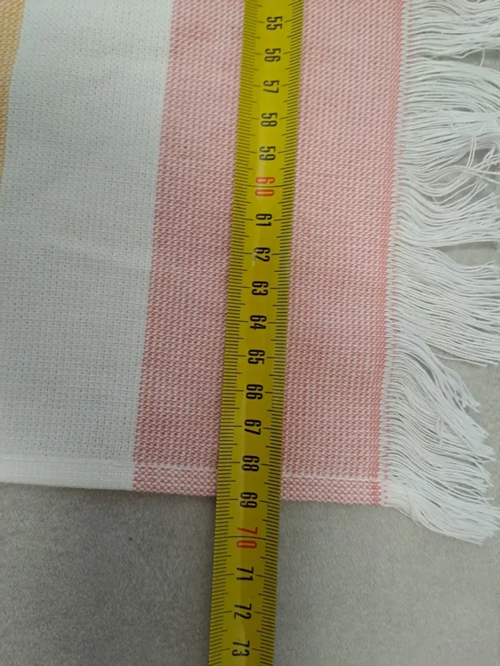 Serviette de Plage / Piscine Rayée Pastel - Douceur Bouclette & Franges - Passion Beauté - photo numéro 6