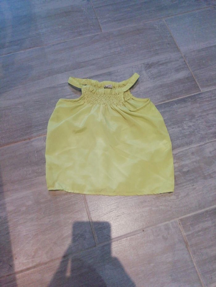 Débardeur fine bretelles fille 2 ans