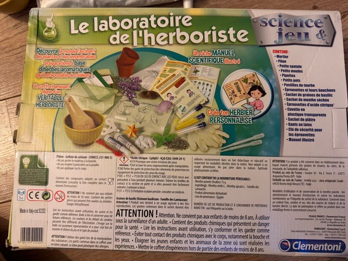 Jeu Le laboratoire de l’herboriste Clementoni - photo numéro 2