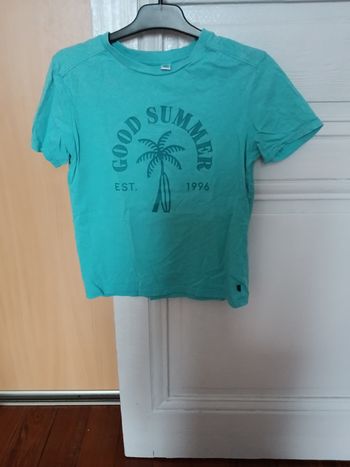 Tee-shirt Okaïdi turquoise