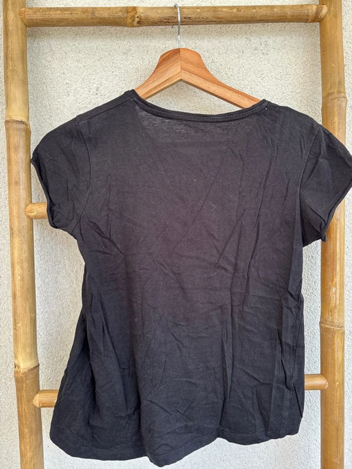 t shirt noir capitales du monde - photo numéro 5