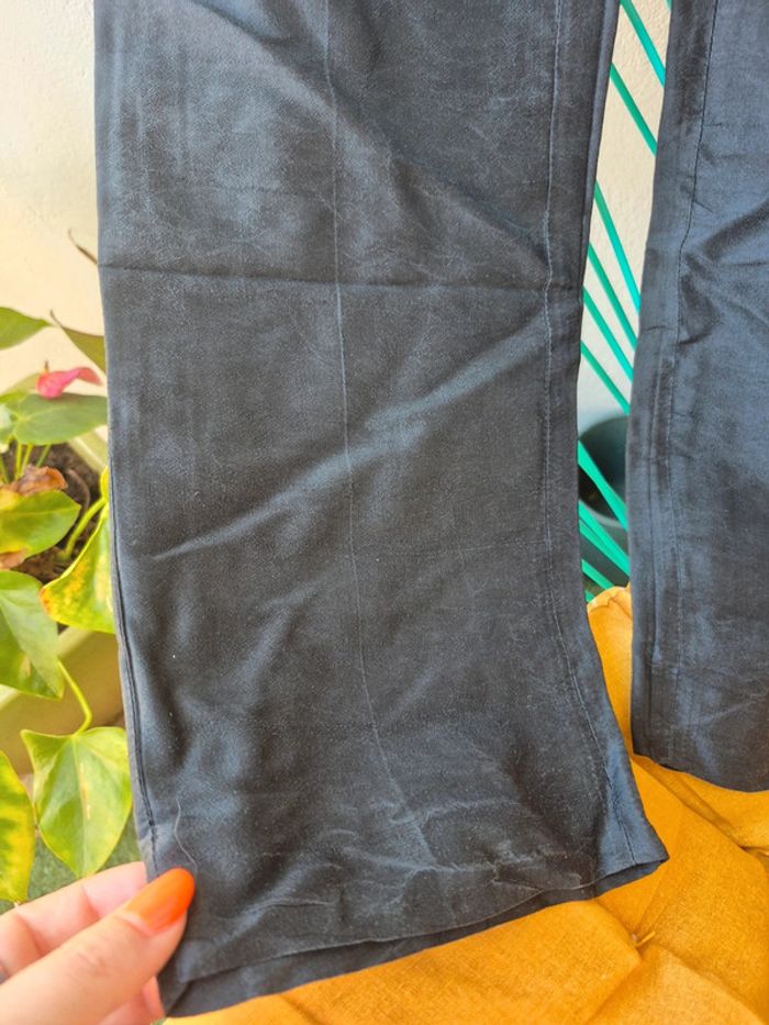 Pantalon fin uni - photo numéro 5