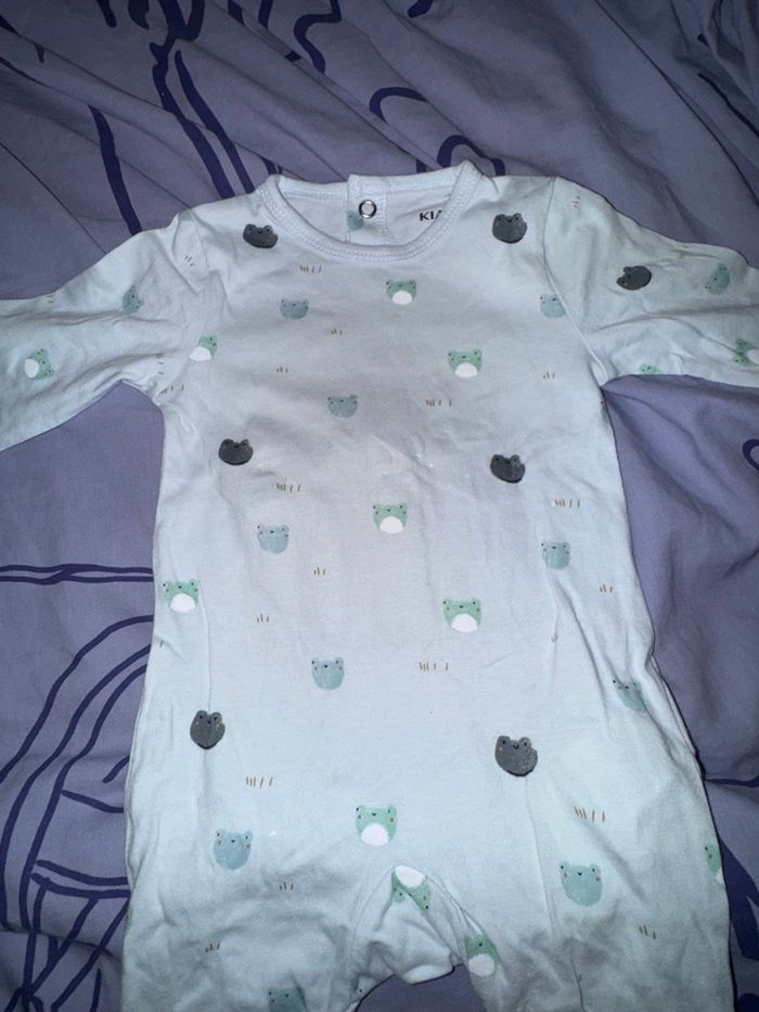 Pyjama bleu taille 3 mois - photo numéro 3