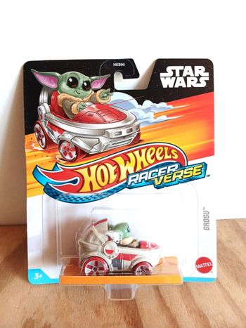 Voiture Mattel Hot Wheels Racer Verse Star Wars Grogu 1:64