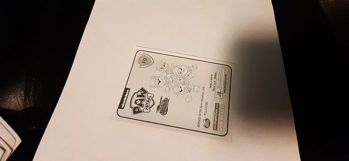 Sticker panini pat patrouille f9 - photo numéro 2