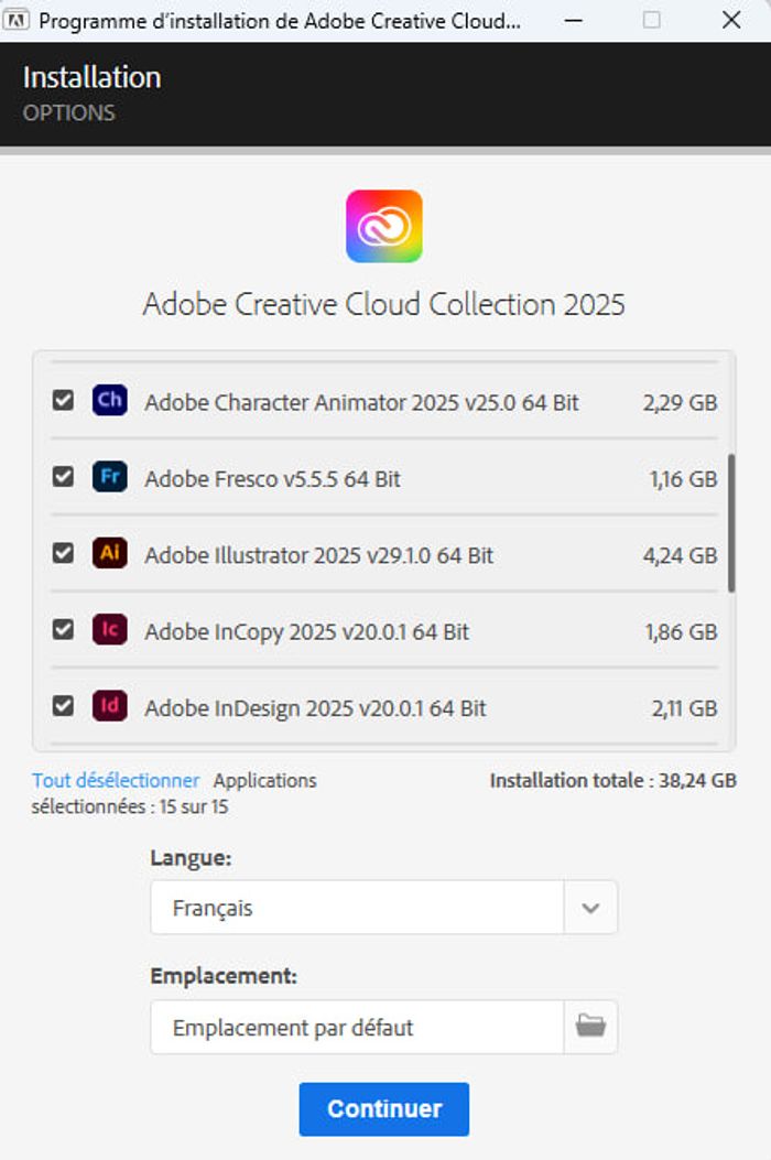 Adobe Creative Cloud Collection 2025 - photo numéro 3