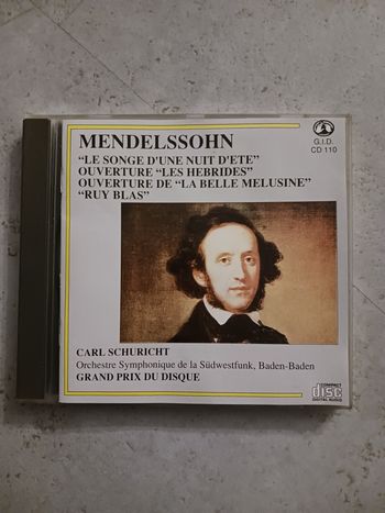 CD Mendelssohm le songe d'une nuit d'été