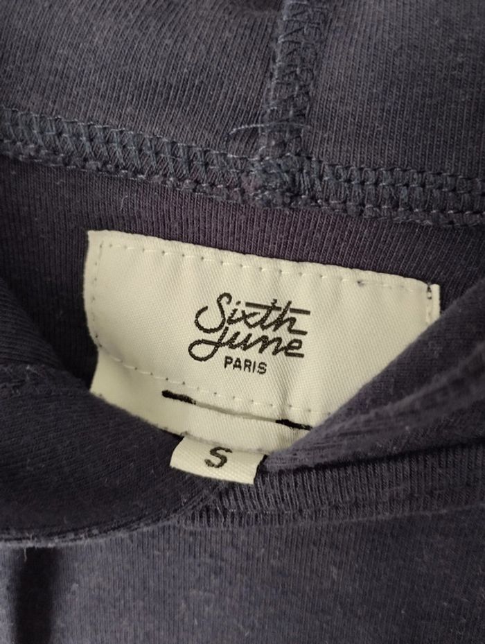 Sweat à capuche crop top taille S - photo numéro 3