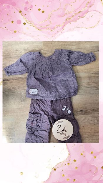 Ensemble bébé fille Kimbaloo taille 1 mois