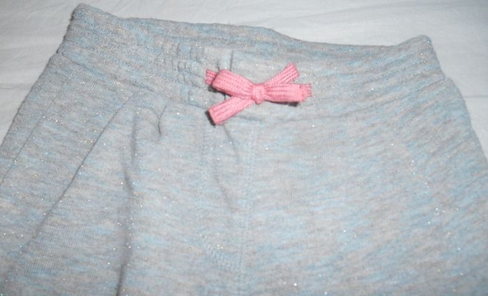 Pantalon de Jogging fille gris pailleté 12-18 mois Kimbaloo - photo numéro 2