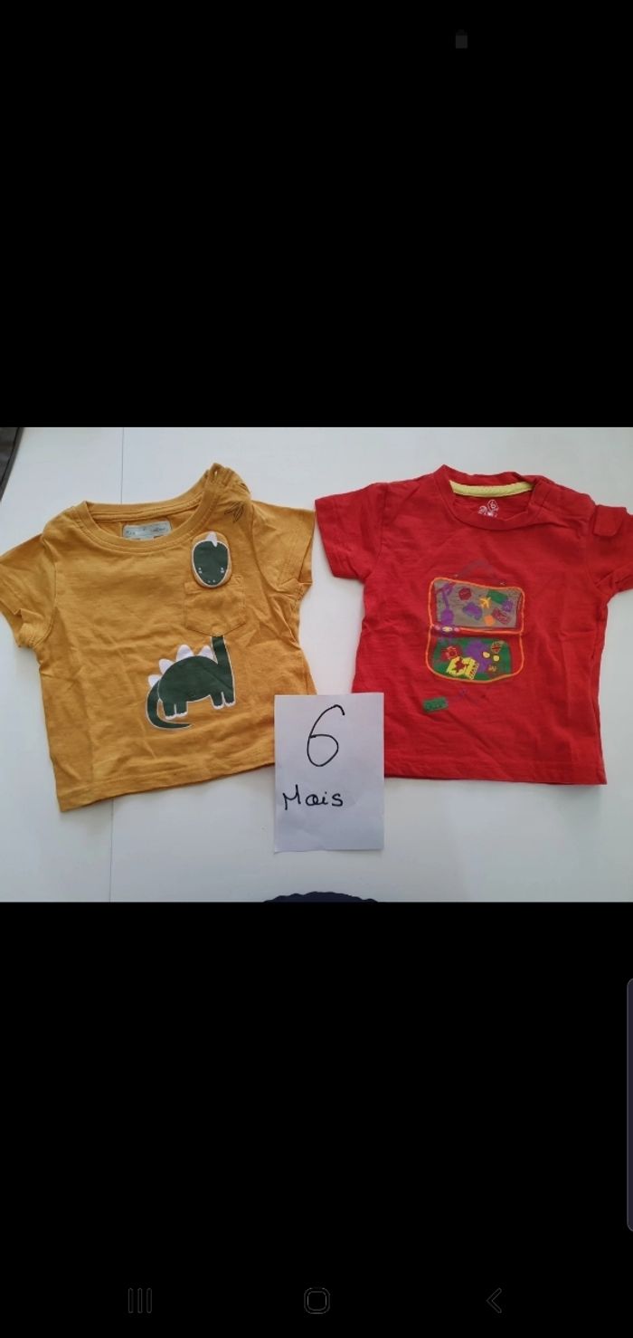 T-shirts 6 mois