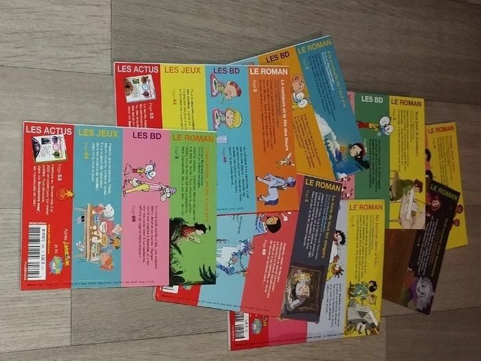 Lot de 8 magazines J’aime lire année 2021-22 L053  7595829459 - photo numéro 4
