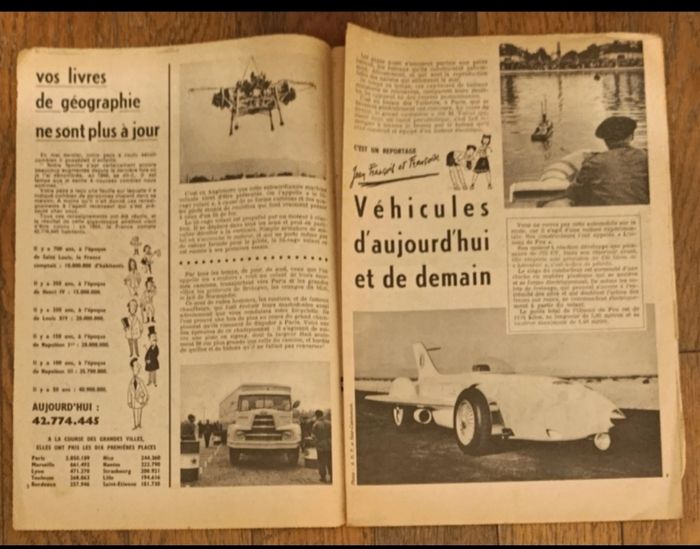 Ancien journal Francs jeux Filles N°204 1954 vintage - photo numéro 2