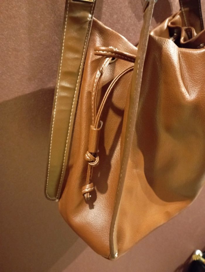 Sac à main marron clair - photo numéro 2