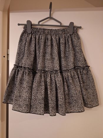 Jupe courte noir/blanche